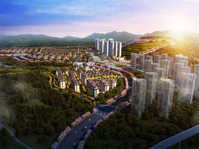 金茂国际新城 项目规划打造瞰景高层 阔景洋房 宽庭合院三大居住业态